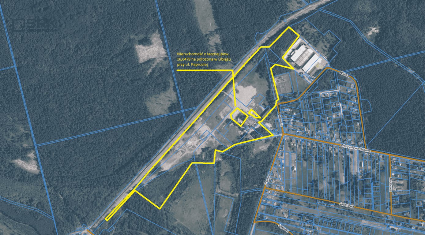 Działka przemysłowa 165 592 m² z zabudową i mułem węglowym - polecam! Libiąż, Libiąż, Paprocia  165 592m2 Foto 1