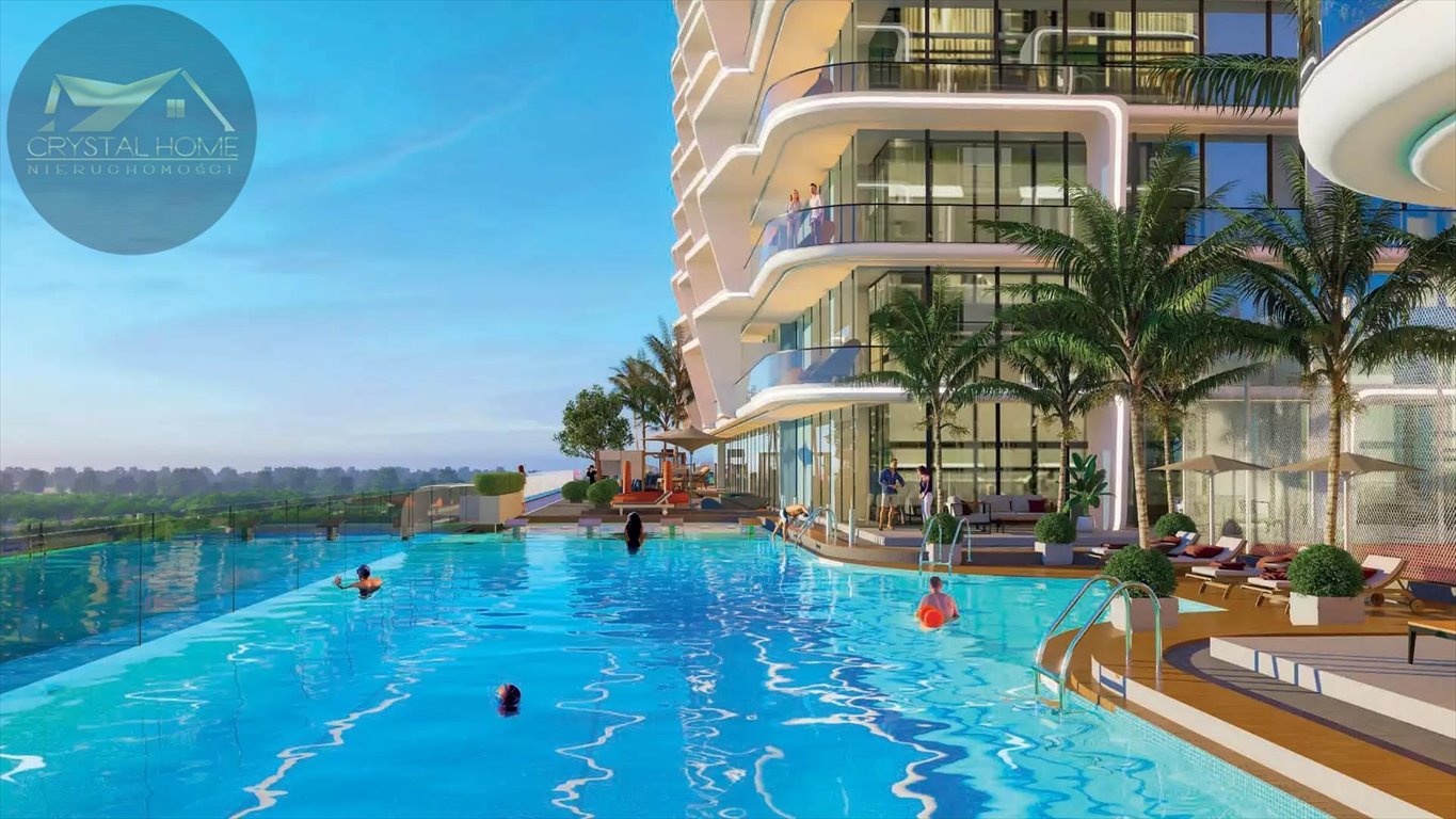 Luksusowe 3-pokojowe mieszkanie w Dubai Sports City z tarasem Zjednoczone Emiraty Arabskie, Dubaj  80m2 Foto 1