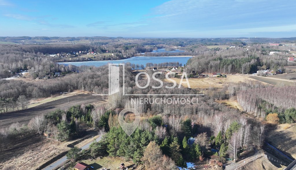 Działka turystyczna 1190 m² z dostępem do jeziora Kielno  1 190m2 Foto 1