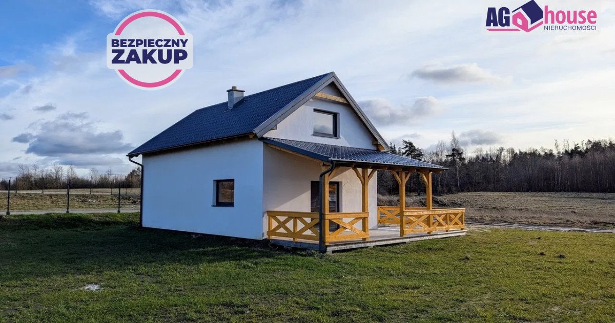 Zapraszam do obejrzenia nowoczesnego domu szkieletowego 120 m² z dużym ogrodem Skrzeszewo  120m2 Foto 1