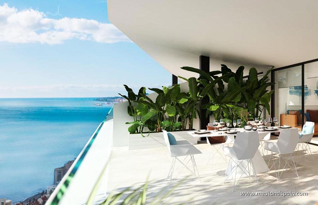 Luksusowe apartamenty z panoramicznym widokiem na morze Hiszpania, Fuengirola  85m2 Foto 1