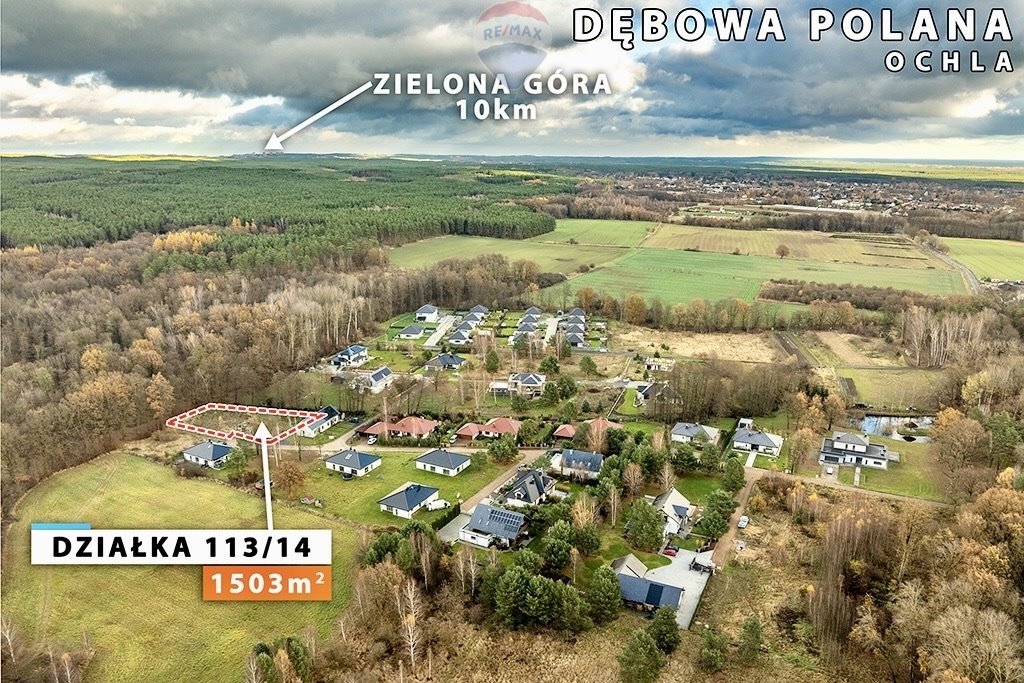 Działka budowlana na sprzedaż Zielona Góra, Ochla, Ochla-Dębowa Polana  1 503m2 Foto 5