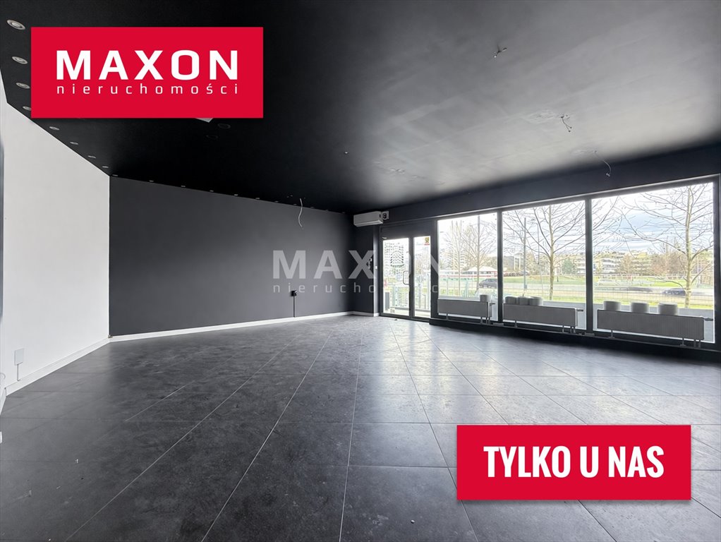 Lokal usługowy z witrynami, gastronomią, ogródkiem i świetlną reklamą Warszawa, Wilanów, al. Aleja Rzeczypospolitej  65m2 Foto 1