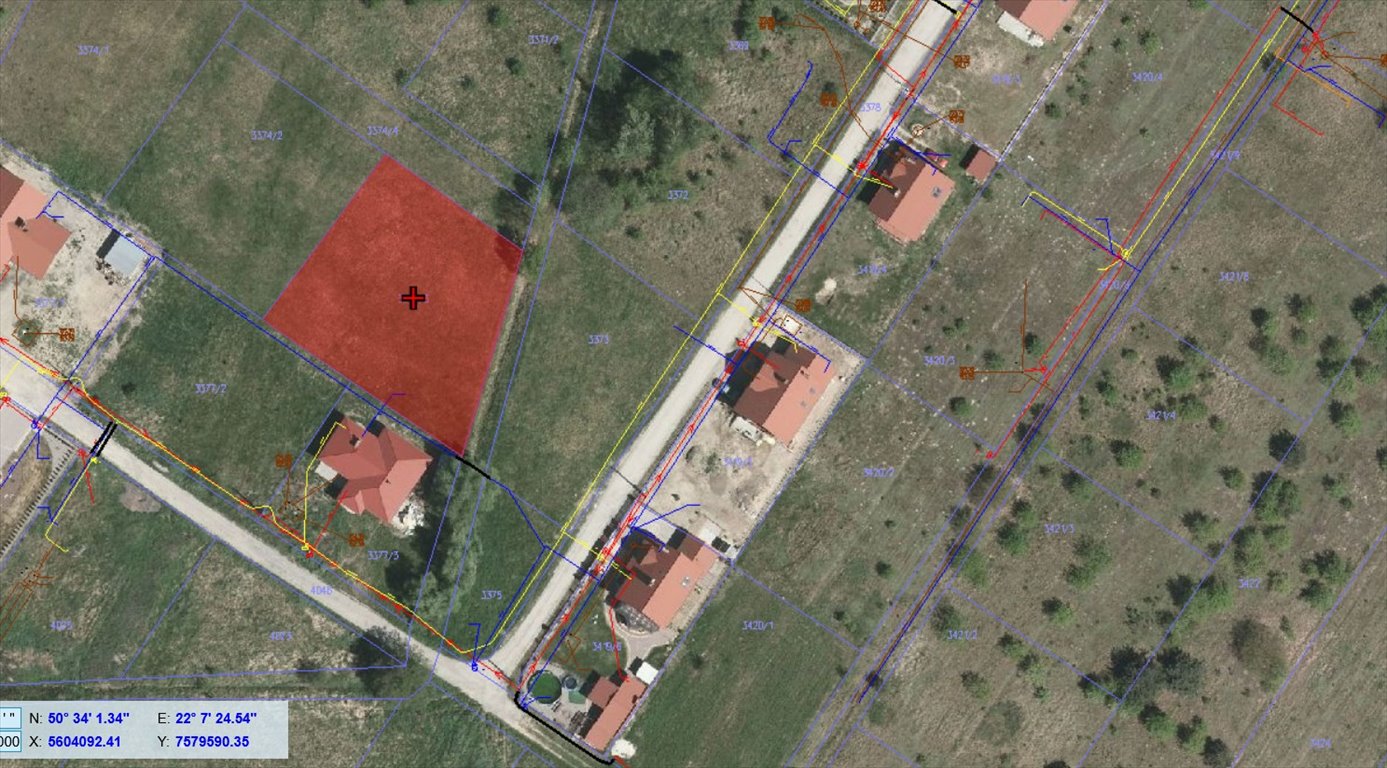 Działka budowlana na sprzedaż Pysznica, Podorendy  1 177m2 Foto 1