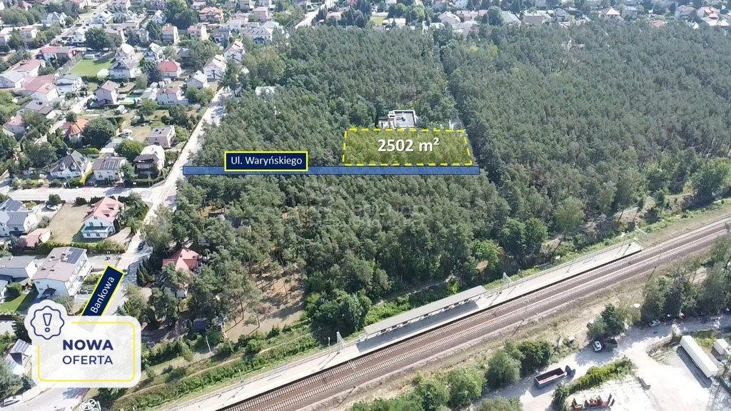 Działka leśna z prawem budowy na sprzedaż Zielonka, Rolna  2 502m2 Foto 1