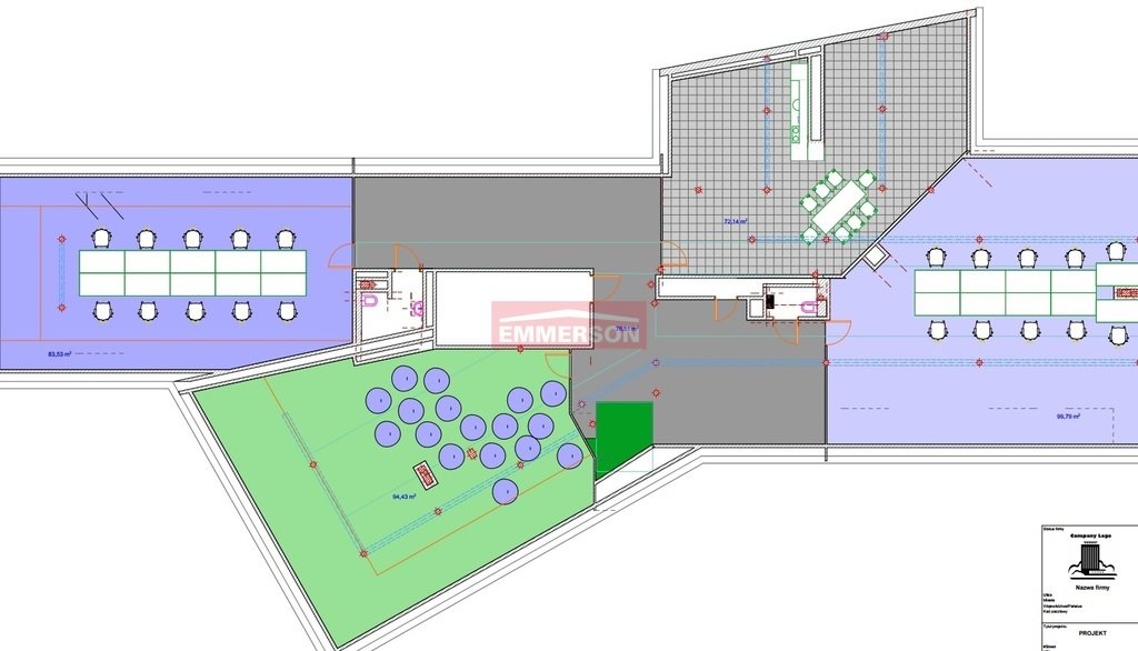 Nowoczesny lokal biurowy 280 m2 z klimatyzacją i parkingiem Kraków, Śródmieście  280m2 Foto 1