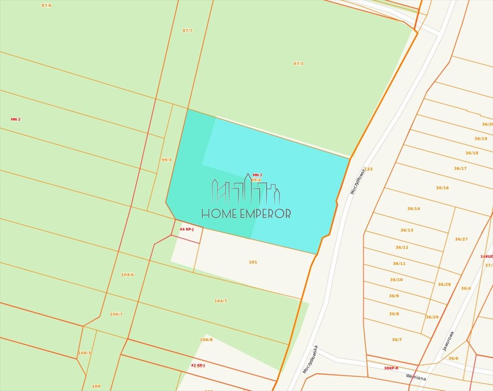 Działka budowlana na sprzedaż Warszawa, Ursynów, Natolin, Moczydłowska  2 620m2 Foto 1