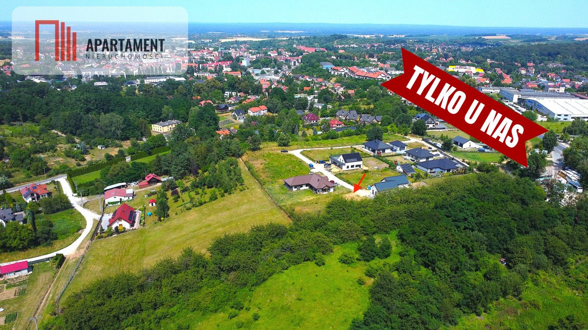 Działka 1078 m² pod zabudowę jednorodzinną, media, plan polecam! Trzebnica  1 078m2 Foto 1