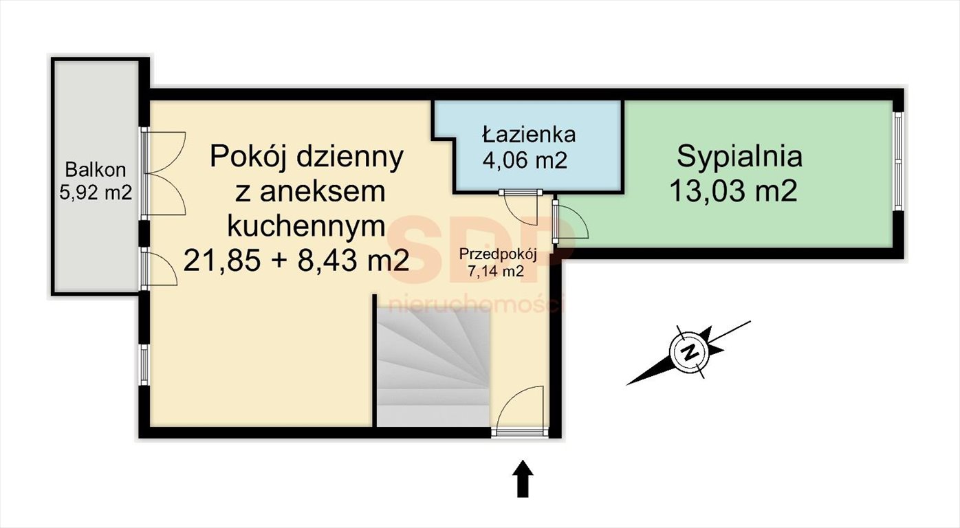 Mieszkanie trzypokojowe na sprzedaż Wrocław, Krzyki, Wojszyce, Klasztorna  75m2 Foto 7