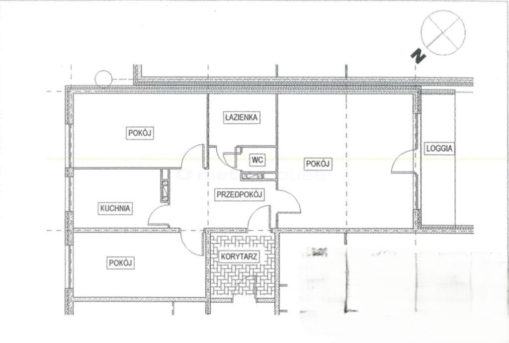 Sprzedam 3-pokojowe mieszkanie 68 m² z balkonem i potencjałem Szczecin, Gumieńce, Hrubieszowska  69m2 Foto 1