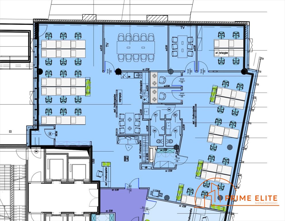 Biuro 333 m² w Crown Tower Wola - zapraszam Warszawa, Wola Czyste, Hrubieszowska  333m2 Foto 1