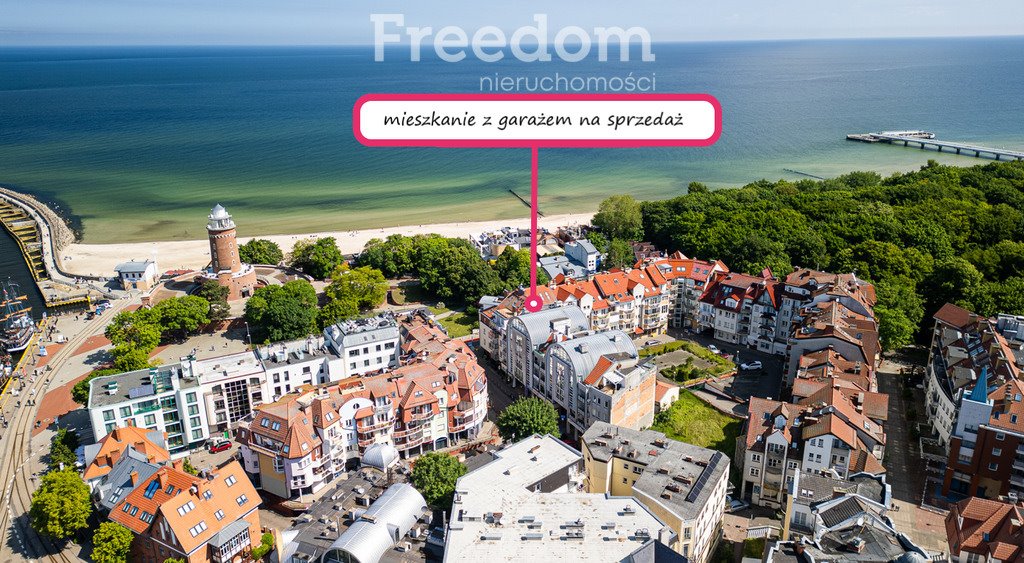 Apartament z widokiem na latarnię i morze - garaż 45 m² Kołobrzeg, Cicha  45m2 Foto 1