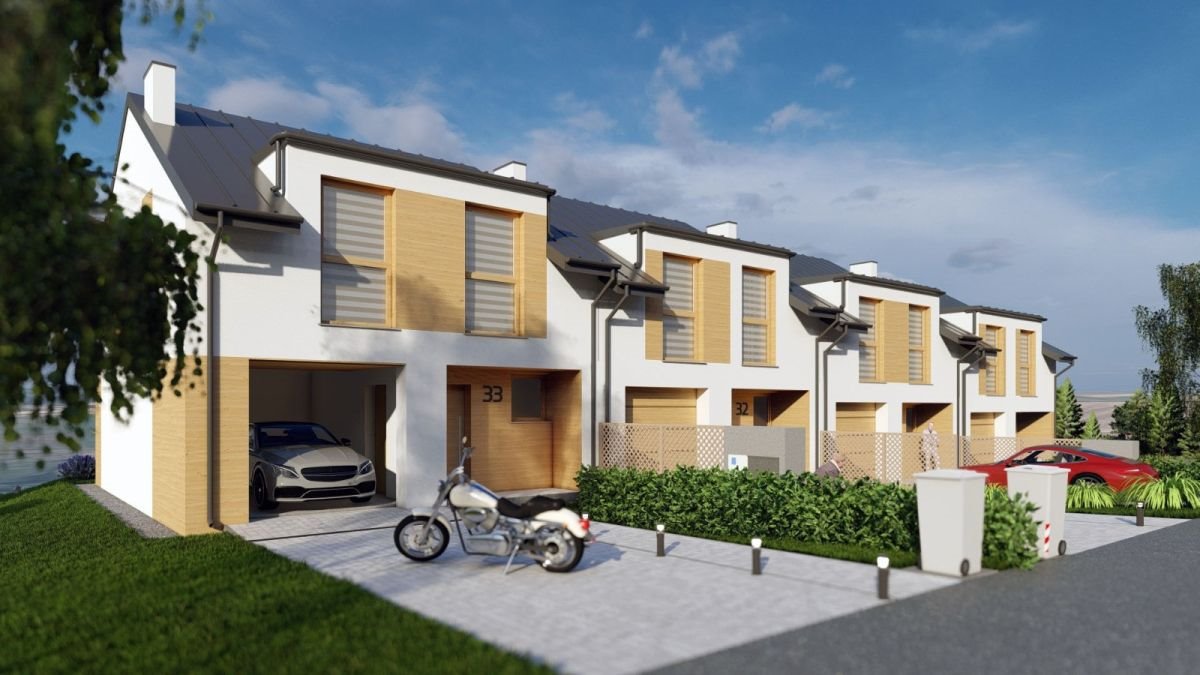 Nowoczesny segment środkowy 109 m² z garażem i ogrodem Boguchwała  109m2 Foto 1