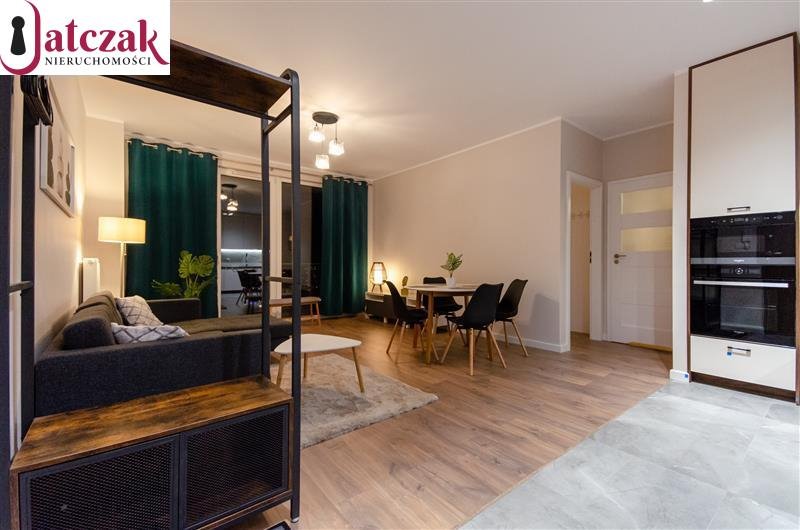 Nowoczesny apartament 48 m2 z balkonem, garażem i komórką Gdańsk, Morena, Centralpark, PIECEWSKA  48m2 Foto 1
