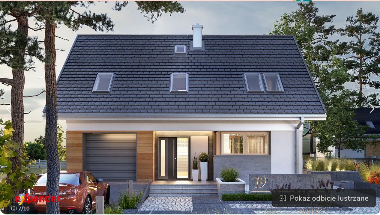 Nowoczesny dom z garażem i pięknym widokiem na pola. Pyszczyn  141m2 Foto 1