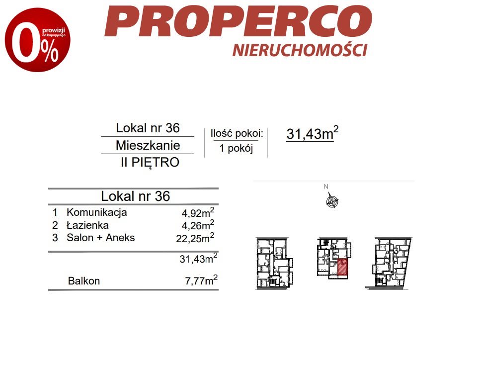 Kawalerka na sprzedaż Kielce, Szydłówek, Klonowa  31m2 Foto 6