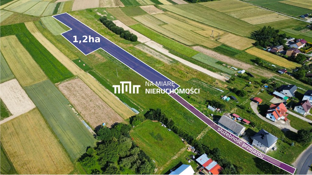 Do sprzedania duża działka rolna 1,2 ha z potencjałem inwestycyjnym Ujazd  12 300m2 Foto 1