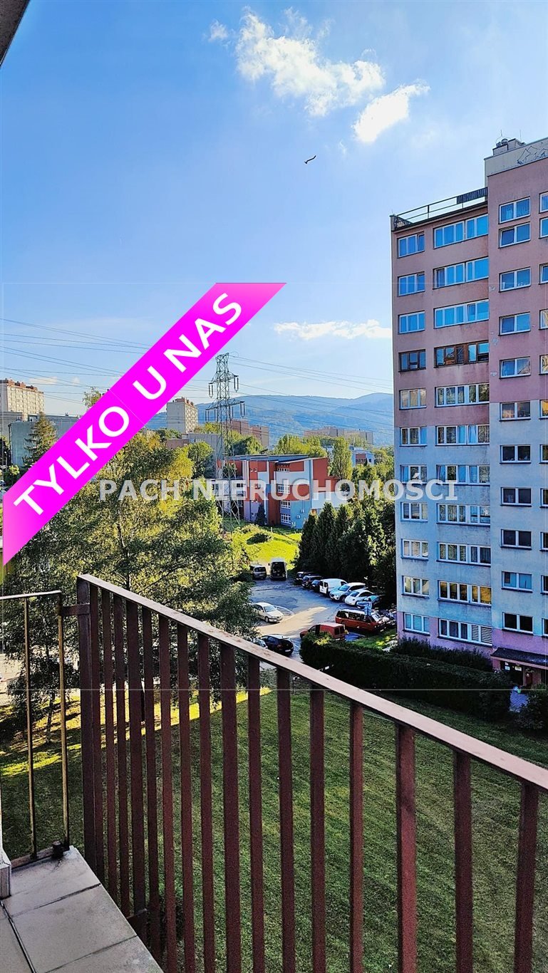 Widok na góry! Przytulne 1-pokojowe mieszkanie z balkonem. Bielsko-Biała, Osiedle Złote Łany  34m2 Foto 1