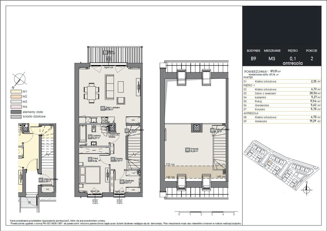 Mieszkanie trzypokojowe na sprzedaż Gdańsk, Kokoszki  89m2 Foto 4