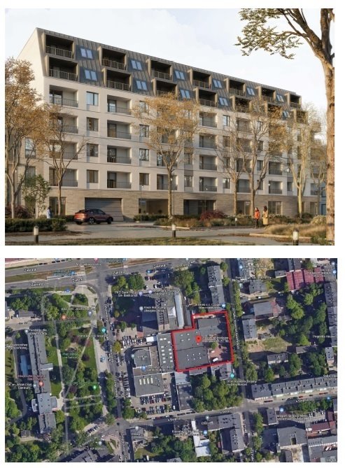 Lokal usługowy 323 m2 z ogródkiem, duże witryny Łódź, 28 Pułku Strzelców Kaniowskich  323m2 Foto 1