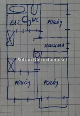 Mieszkanie trzypokojowe na sprzedaż Warszawa, Bielany, Chomiczówka  56m2 Foto 2