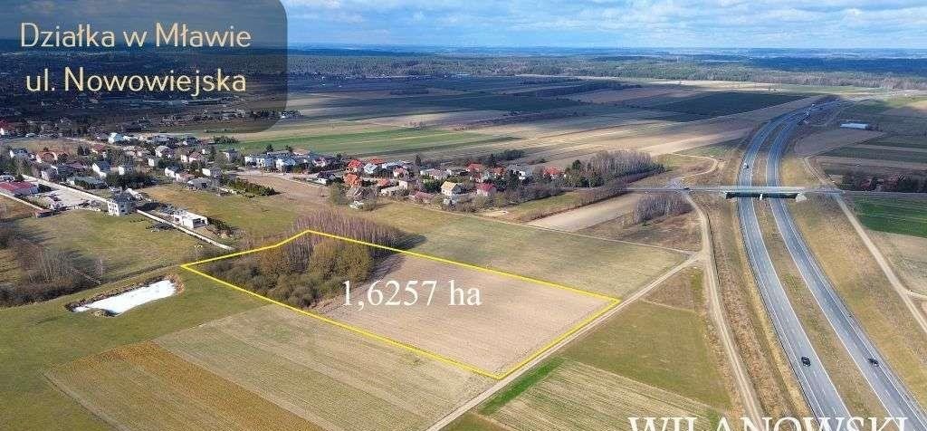Działka inwestycyjna na sprzedaż Mława, ul. Nowowiejska  16 257m2 Foto 1