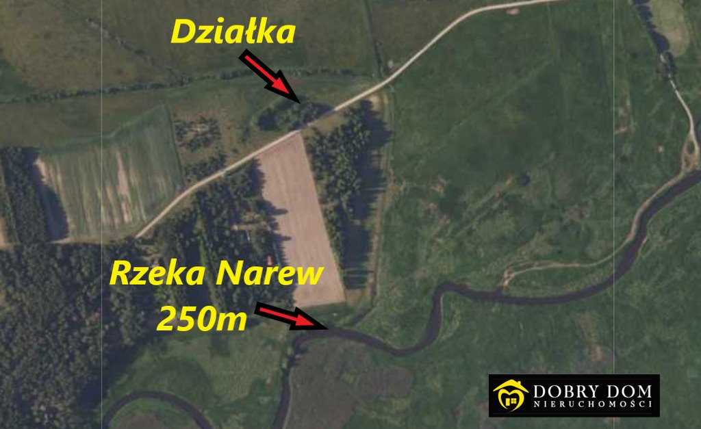 Działka 4700 m² pod dom w Ciełuszki, las, rzeka, media Ciełuszki  4 700m2 Foto 1