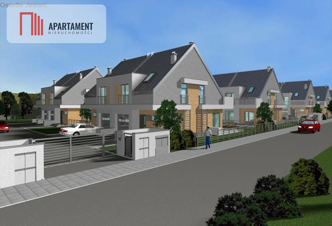 Nowoczesny bliźniak w stanie deweloperskim, 111 m2, garaż Murowaniec  111m2 Foto 1