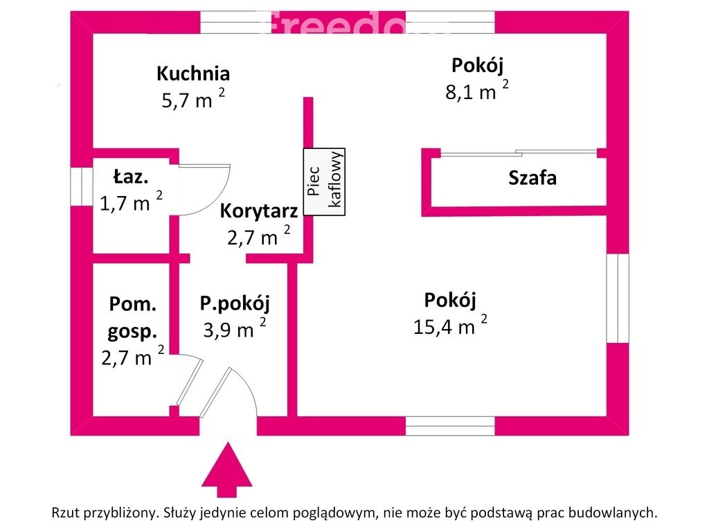 Dom na sprzedaż Wólka Dobryńska  40m2 Foto 6