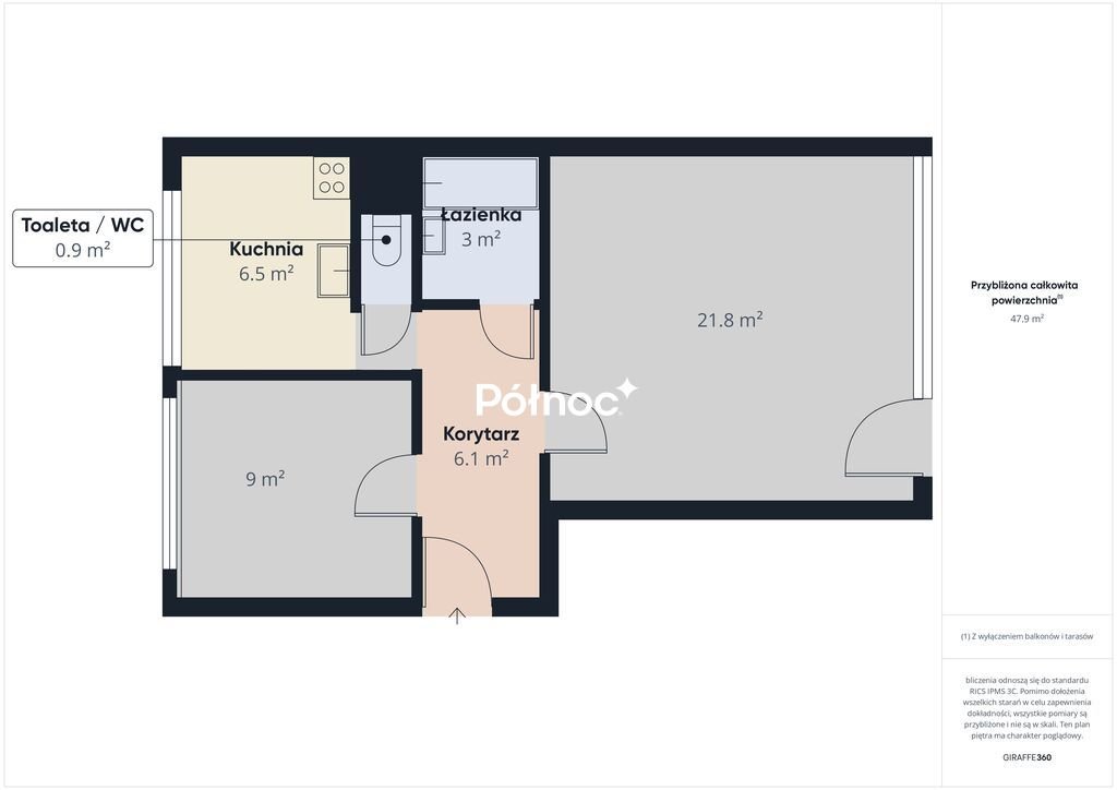 Dwupokojowe mieszkanie z potencjałem, balkon, blisko natury Białystok, Słoneczny Stok, Upalna  48m2 Foto 1