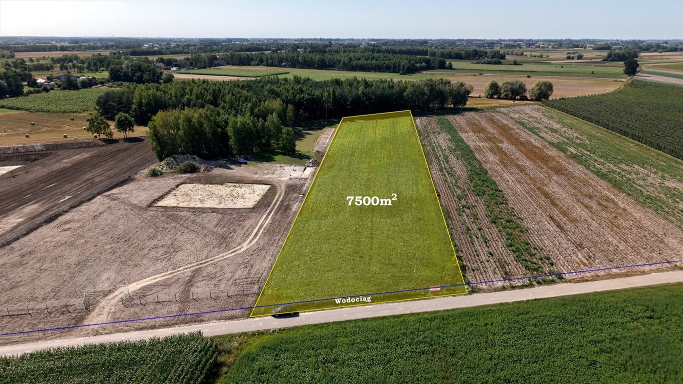 Zapraszam do obejrzenia działki 7500 m² z warunkami zabudowy w Olunin Olunin  7 500m2 Foto 1