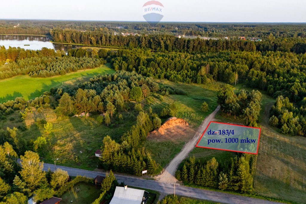 Działka 1000 m² nad jeziorem Orle i Kanałem Augustowskim Gorczyca  1 000m2 Foto 1