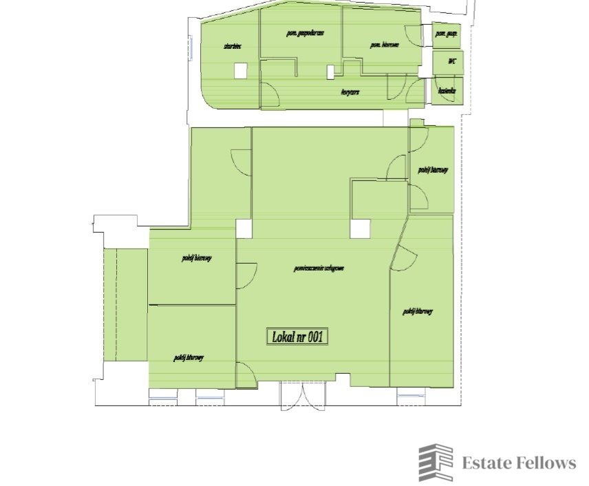 Na wynajem nowoczesny lokal usługowy 194 m² z klimatyzacją Kraków  194m2 Foto 1