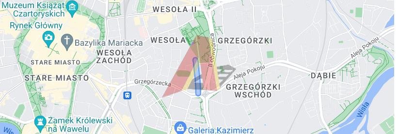 Działka budowlana na sprzedaż Kraków, Śródmieście, Grzegórzki, Rondo Kotlarskie  203m2 Foto 1