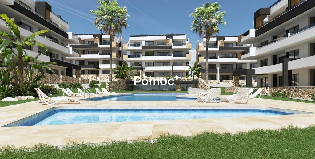 Nowoczesne apartamenty z tarasem i basenem w Los Altos Hiszpania, Orihuela Costa, Playa Flamenca II  70m2 Foto 1