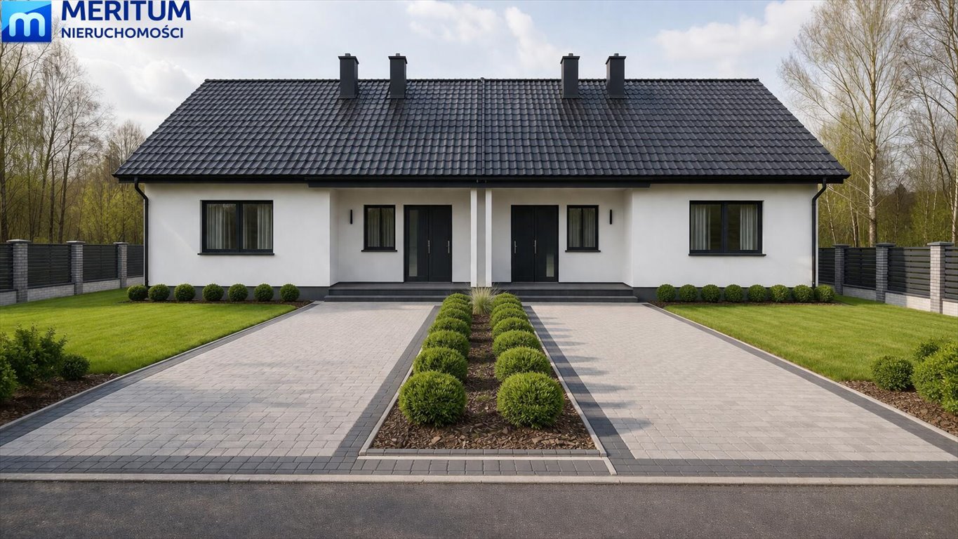 Nowoczesny bliźniak 130m2 z dużą działką w spokojnej okolicy Badowo-Dańki  130m2 Foto 1