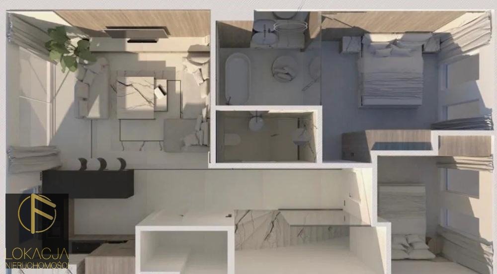 Mieszkanie trzypokojowe na sprzedaż Nowe Skalmierzyce  72m2 Foto 1