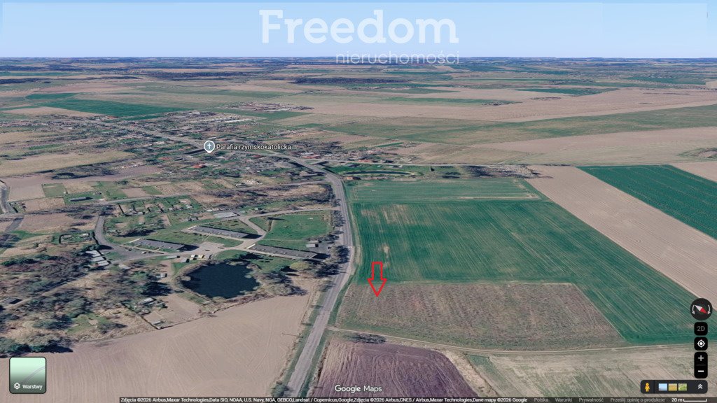 Działka pod dom jednorodzinny z mediami, 1368 m² Gorawino  1 368m2 Foto 1