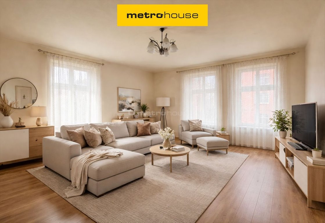 Przestronne 3-pokojowe mieszkanie z 2 balkonami w klimatycznej kamienicy Bytom, Śródmieście, Grottgera  97m2 Foto 1