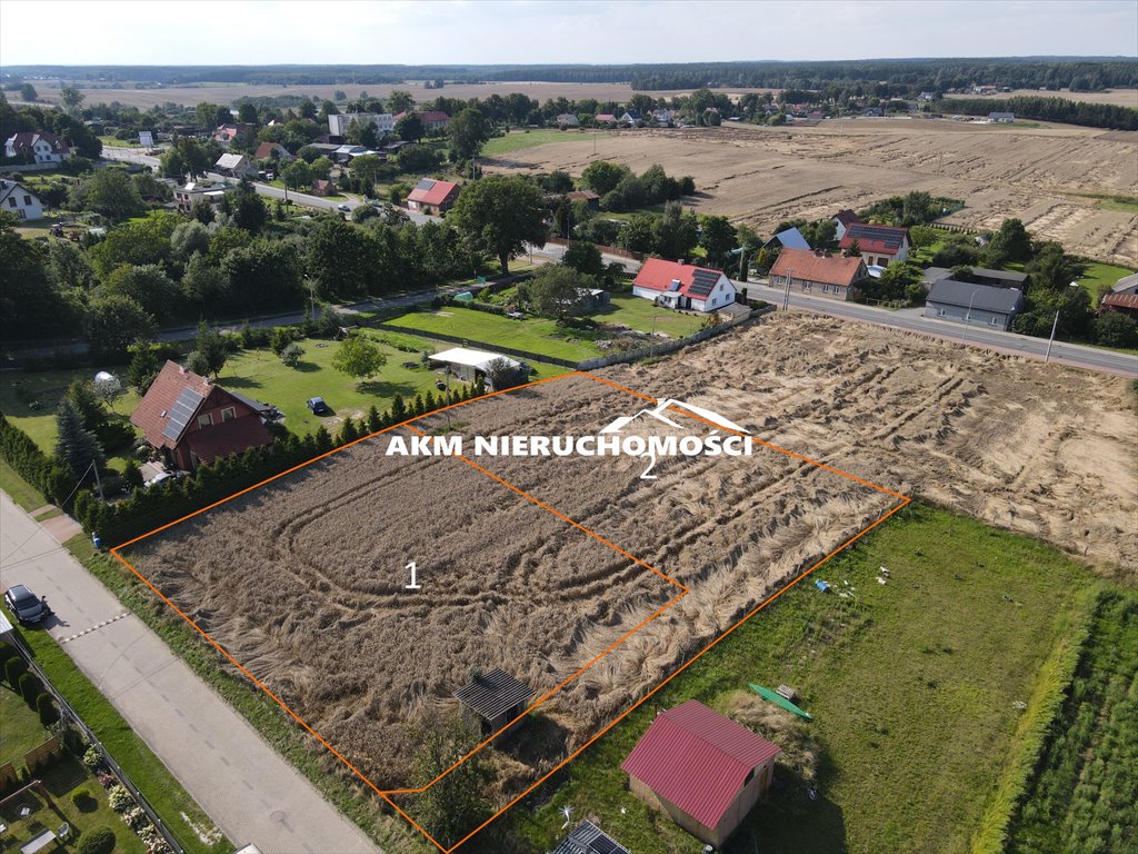 Działka 1300 m² pod dom z mediami w Liczach - zapraszam Licze  1 300m2 Foto 1