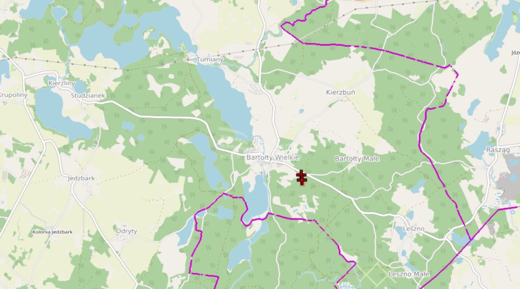 Działka leśna na sprzedaż Bartołty Wielkie  34 900m2 Foto 1