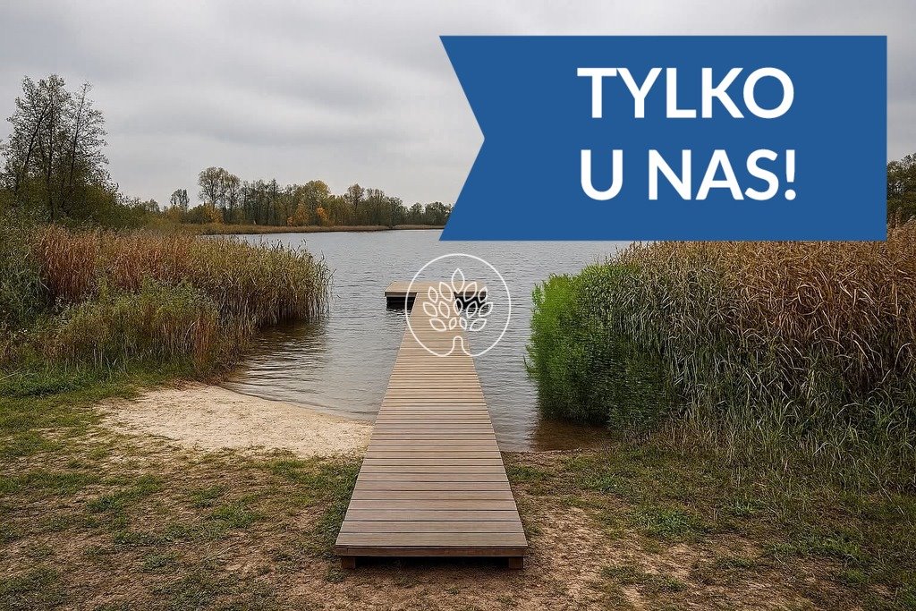 Zapraszam do działki 604 m² z własną linią brzegową jeziora Smerzyn  604m2 Foto 1