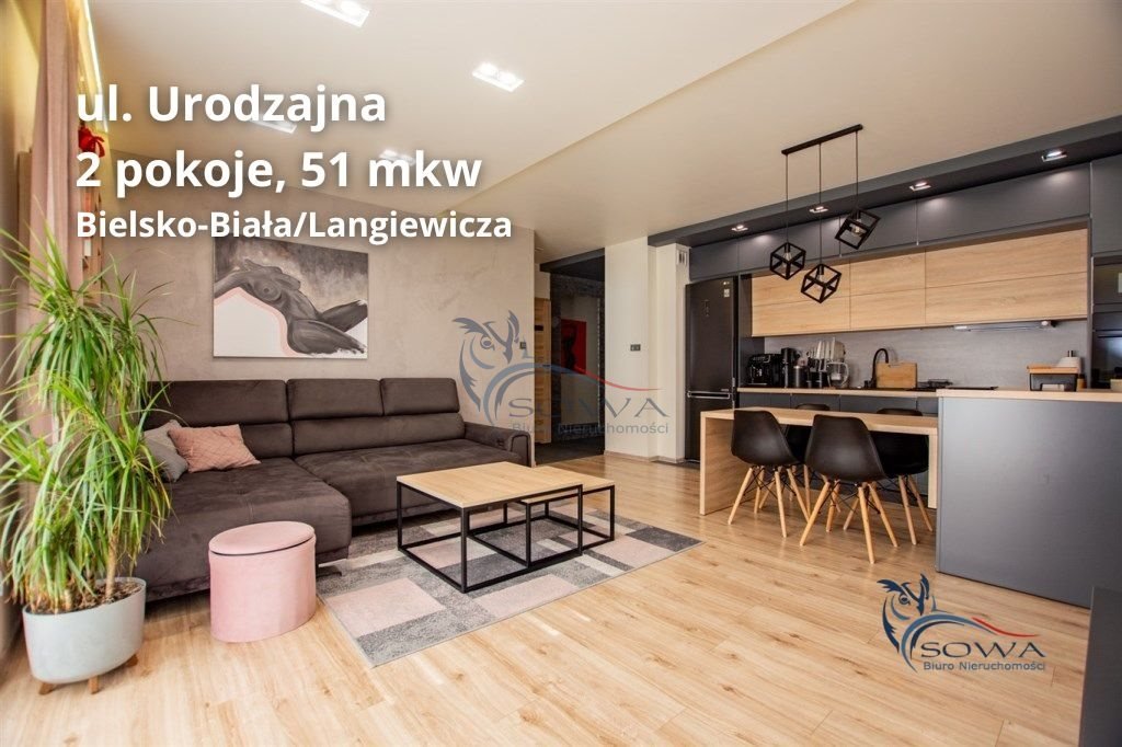 Mieszkanie dwupokojowe na sprzedaż Bielsko-Biała, Osiedle Złote Łany  51m2 Foto 1