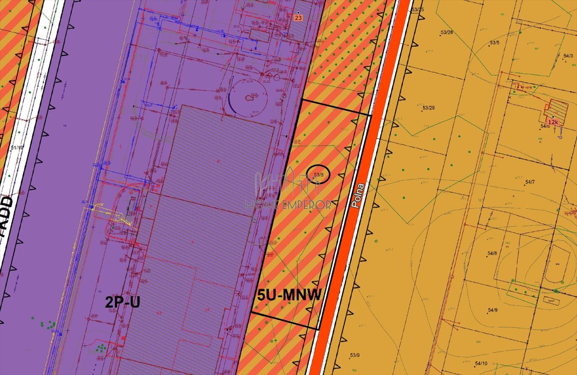 Polecam działkę 5200 m² w Stefanowie z mediami i planem zagospodarowania: Stefanowo: Polna
