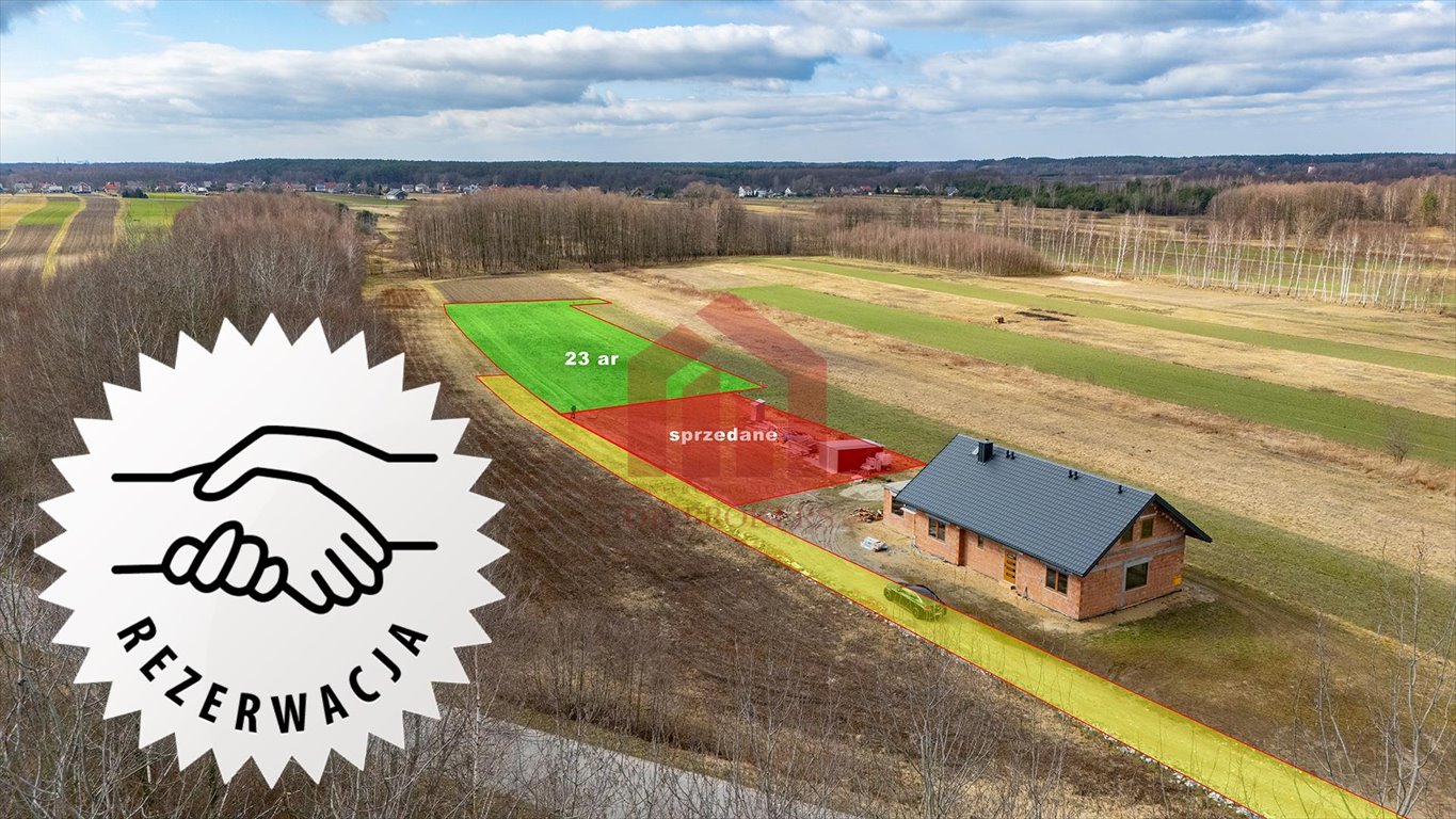 Działka 23 ar z warunkami zabudowy, blisko Rzeszowa Krzywa  2 300m2 Foto 1