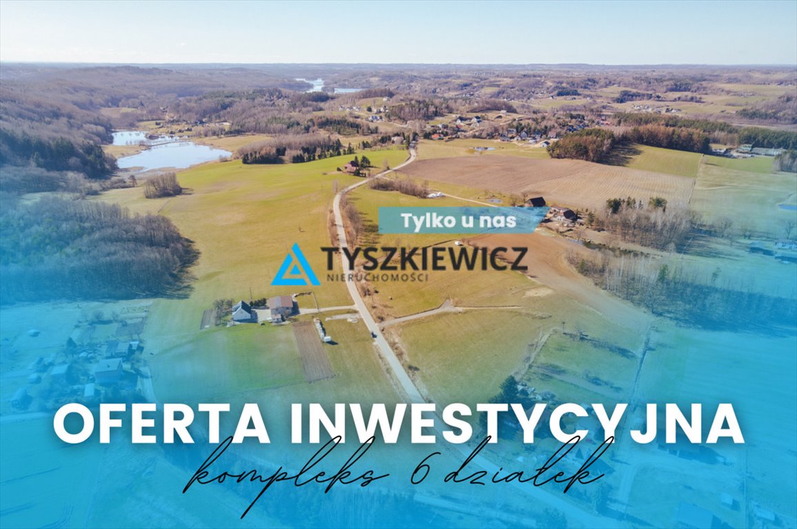 Działka 1001 m² w sercu Kaszub z pięknym widokiem Rąty  1 001m2 Foto 1