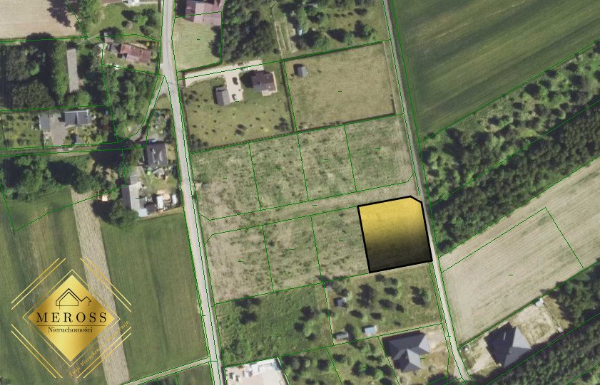 Działka budowlana 1269 m² z mediami - plan zagospodarowania Kościelec  1 269m2 Foto 1