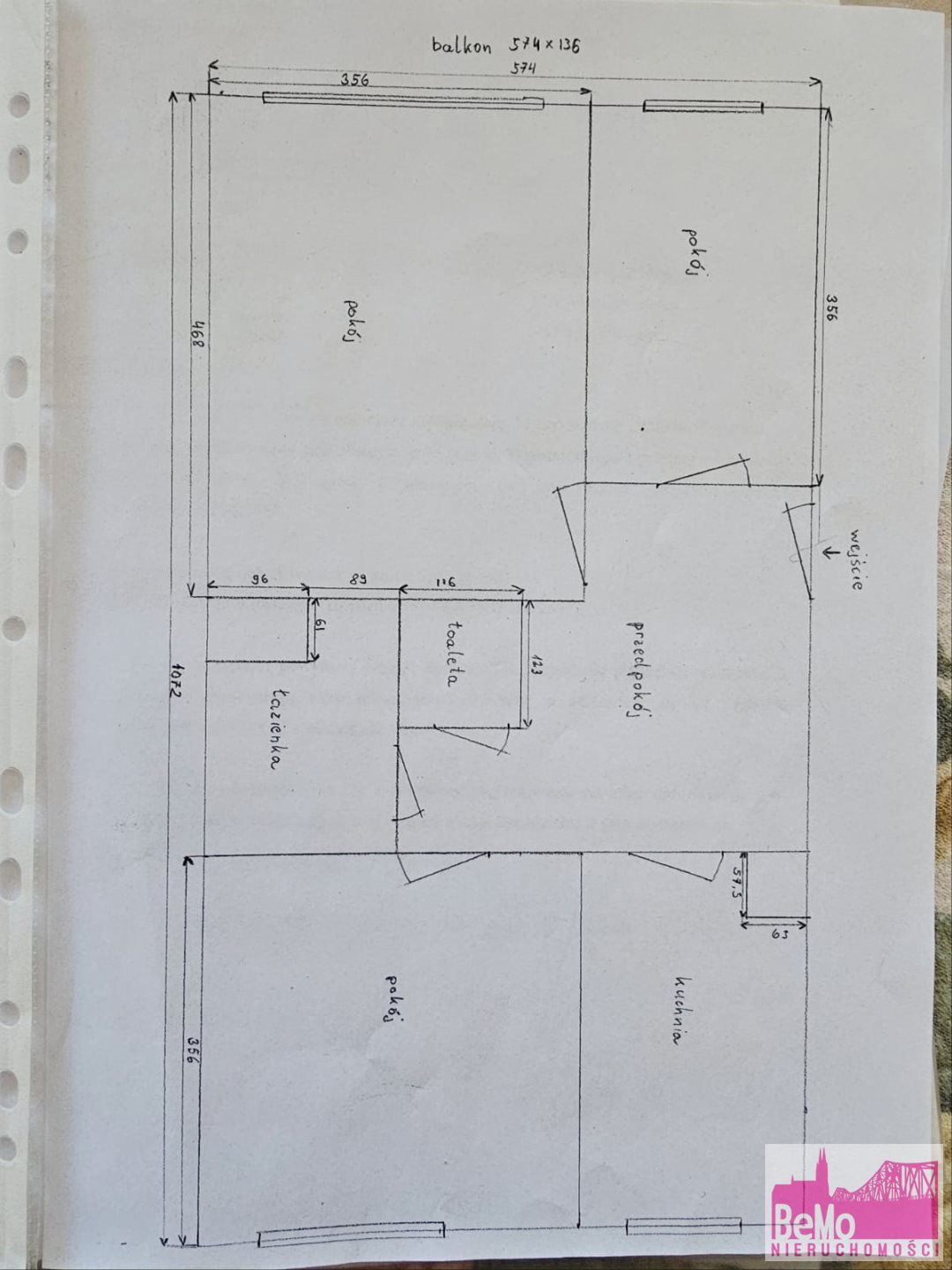 Mieszkanie trzypokojowe na sprzedaż Włocławek, Południe  60m2 Foto 10