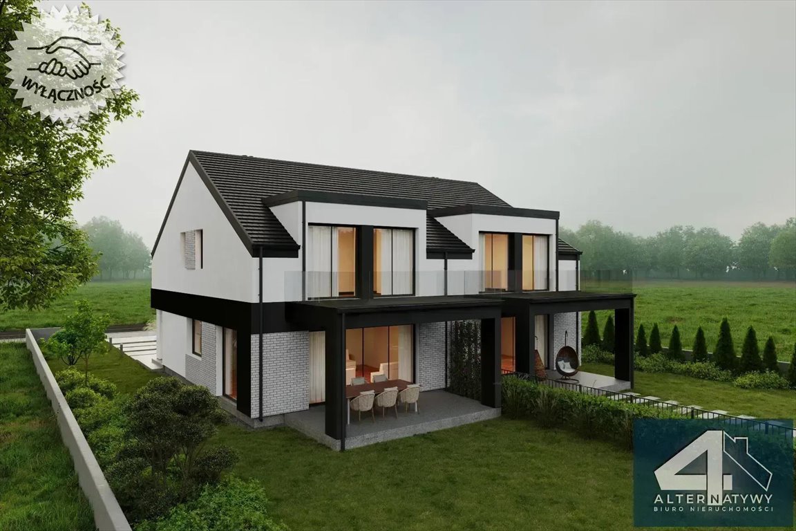 Komfortowy dom bliźniak z 4 sypialniami, garażem i dużą działką Konstantynów Łódzki, Spółdzielcza 1  137m2 Foto 1