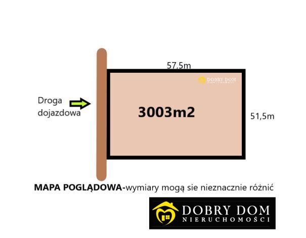 Działka budowlana na sprzedaż Knyszyn  3 003m2 Foto 1